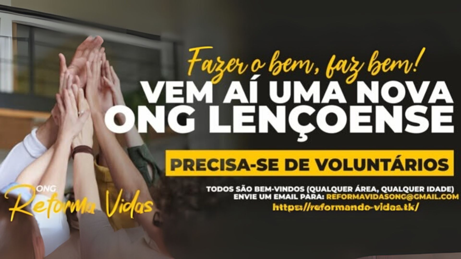Apoio para realização de eventos beneficientes