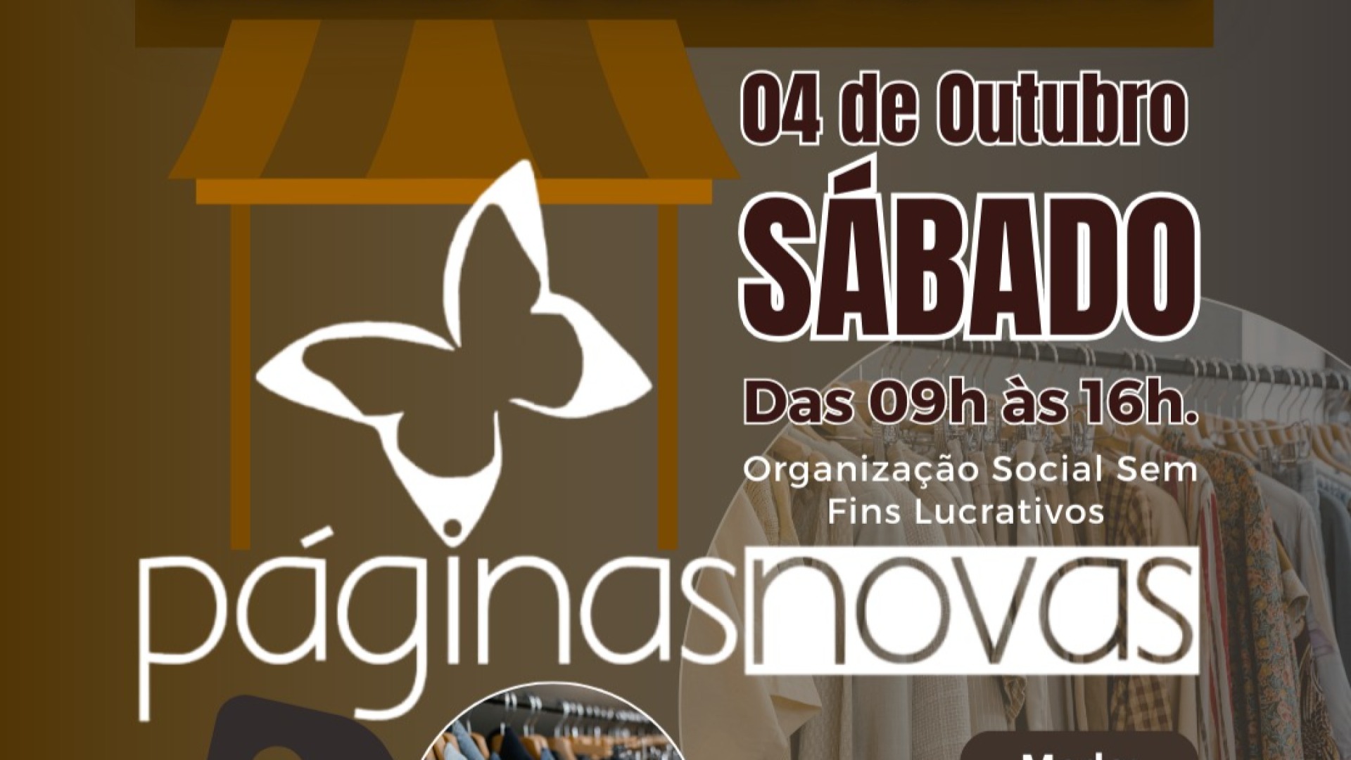 🧺 Vaga Voluntária Recorrente: Ajudante de Bazar – Páginas Novas
