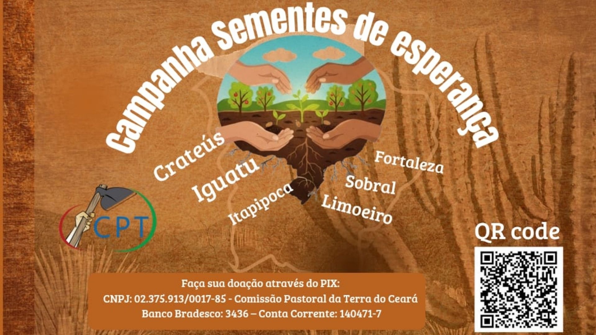 Divulgação - Campanha de Arrecadação de Recursos Sementes de Esperança