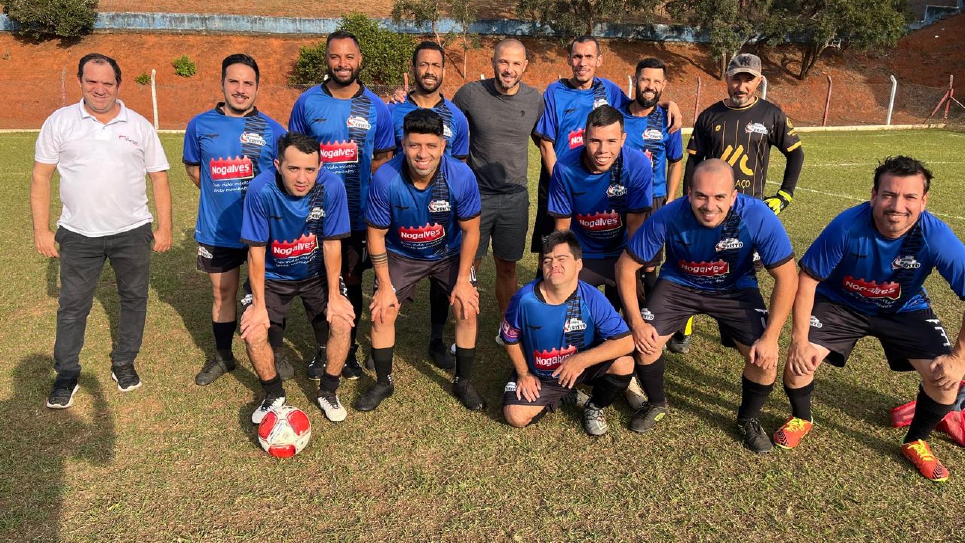 Voluntário para Treinamento de Futebol