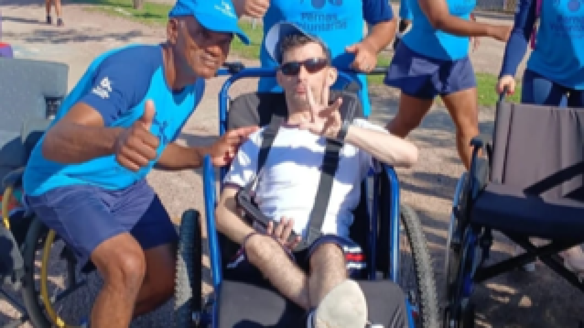 Apoio para Condução de Triciclos Adaptados